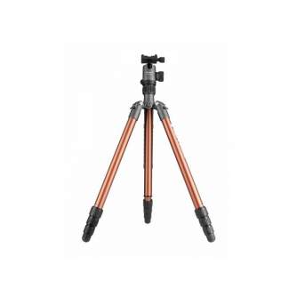 Foto statīvi - Fotopro Tripod X-go Chameleon with FPH-52Q ball head - gray-brown - ātri pasūtīt no ražotāja