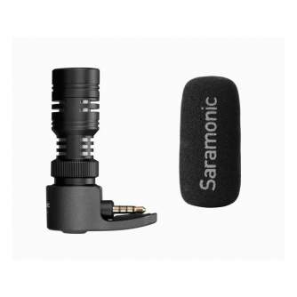 Mikrofoni viedtālruņiem - Mini microphone Saramonic SmartMic for smartphones mini Jack 3.5 mm TRRS iOS/ - ātri pasūtīt no ražotāja