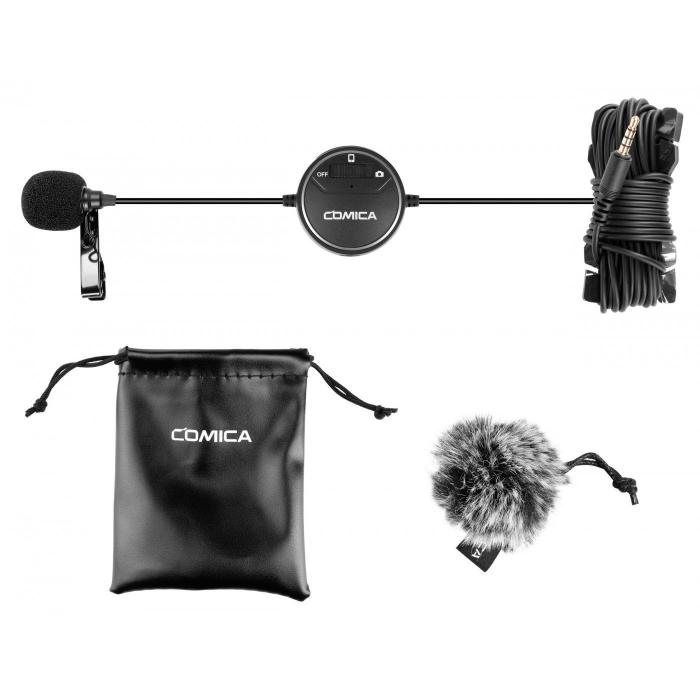 Piespraužamie mikrofoni (Lavalier) - Comica SIG.LAV V03 Tie Microphone Kit - ātri pasūtīt no ražotāja