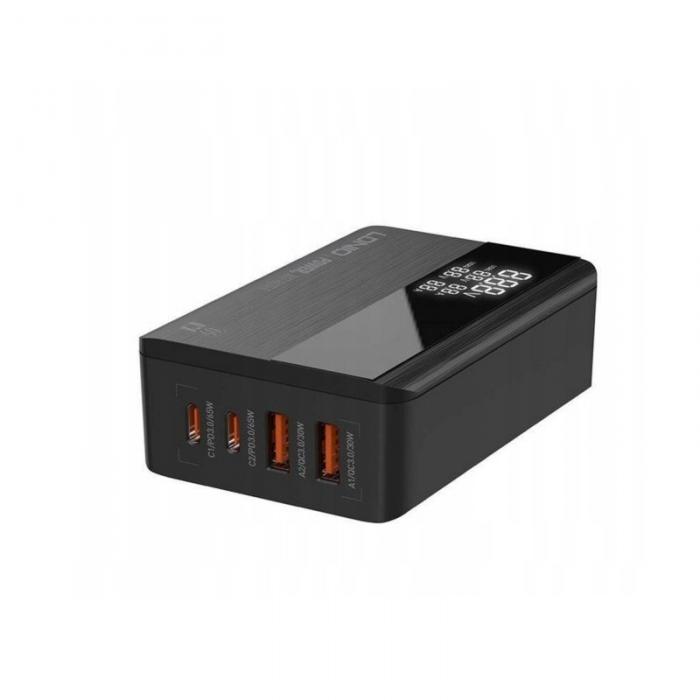 Kameras bateriju lādētāji - Ldnio A4808Q USB Charger - 2x USB, 2x USB-C, 65 W - ātri pasūtīt no ražotāja