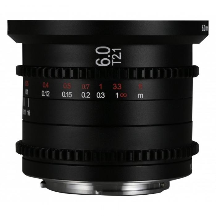 CINEMA видео объективы - Lens Laowa Venus Optic 6 mm T2,1 Cine for Micro 4/3 - быстрый заказ от производителя