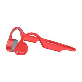 Headphones - Wireless headphones with bone conduction technology Vidonn F3 - red - quick order from manufacturer