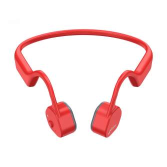 Headphones - Wireless headphones with bone conduction technology Vidonn F3 - red - quick order from manufacturer