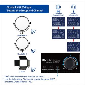 Light Panels - Phottix Nuada R3 II VLED Video LED Light - buy today in store and with delivery