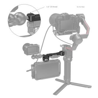 Video stabilizatoru aksesuāri - SmallRig 3026 Monitor Mount met NATO Klem voor DJI RS 2 / RSC 2 3026 - быстрый заказ от производ