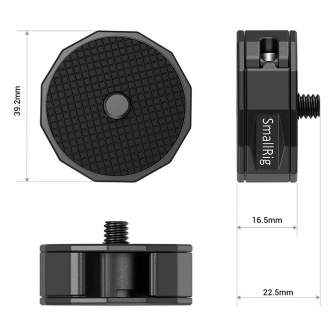 Accessories for rigs - SMALLRIG 2714 QUICK RELEASE ADAPTER UNIVERSAL BSS2714 - quick order from manufacturer