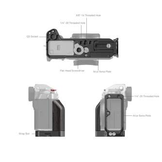 Camera Cage - SMALLRIG 4137 L-BRACKET FOR FUJIFILM X-T5 4137 - quick order from manufacturer