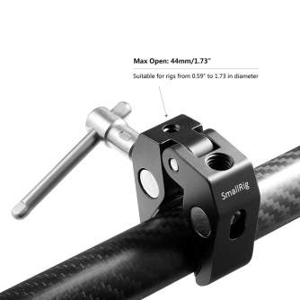 Rigu aksesuāri - SmallRig 2058 Super Klem met 1/4 and 3/8 Schroefdraad (2 stuks) - быстрый заказ от производителя