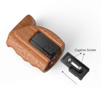 Rigu aksesuāri - SMALLRIG 2457 WOODEN GRIP W QUICK RELEASE FOR Z CAM E2 HTS2457 - ātri pasūtīt no ražotāja