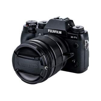 Objektīvu vāciņi - JJC CS-F67 Lens Cap Keeper for Fujifilm Black - быстрый заказ от производителя