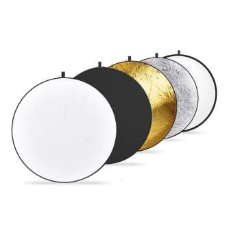 Foldable Reflectors - Caruba 5-in-1 Goud, Zilver, Zwart, Wit, Transparant - 107cm - quick order from manufacturer