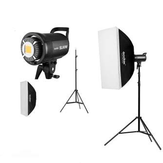 LED monobloki - Godox SL60llD Duo Pro Kit - Video Light - ātri pasūtīt no ražotāja