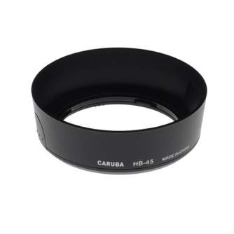 Lens Hoods - Caruba HB-45 Black Sun Hood for Nikon AF-S DX 18-55mm - quick order from manufacturer