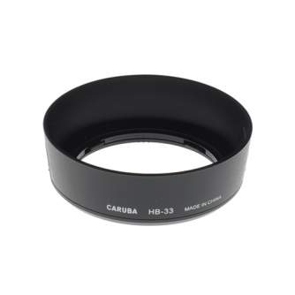 Lens Hoods - Caruba HB-33 Black Sun Hood for Nikon Nikkor AF-S DX 18-55mm. - quick order from manufacturer