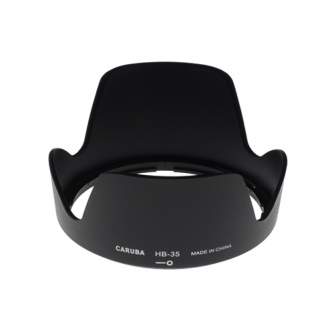 Lens Hoods - Caruba HB-35 Black Sun Hood for Nikon Telezoom Lenses - quick order from manufacturer