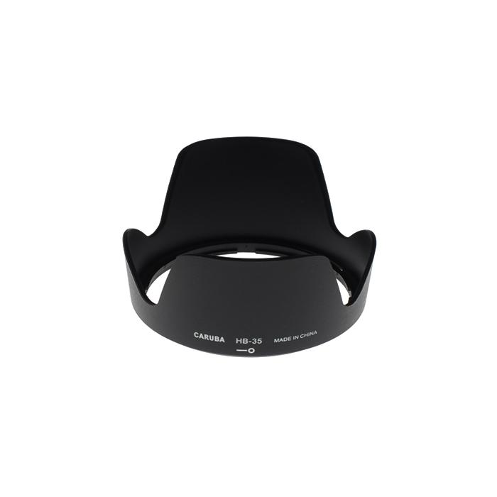 Lens Hoods - Caruba HB-35 Black Sun Hood for Nikon Telezoom Lenses - quick order from manufacturer