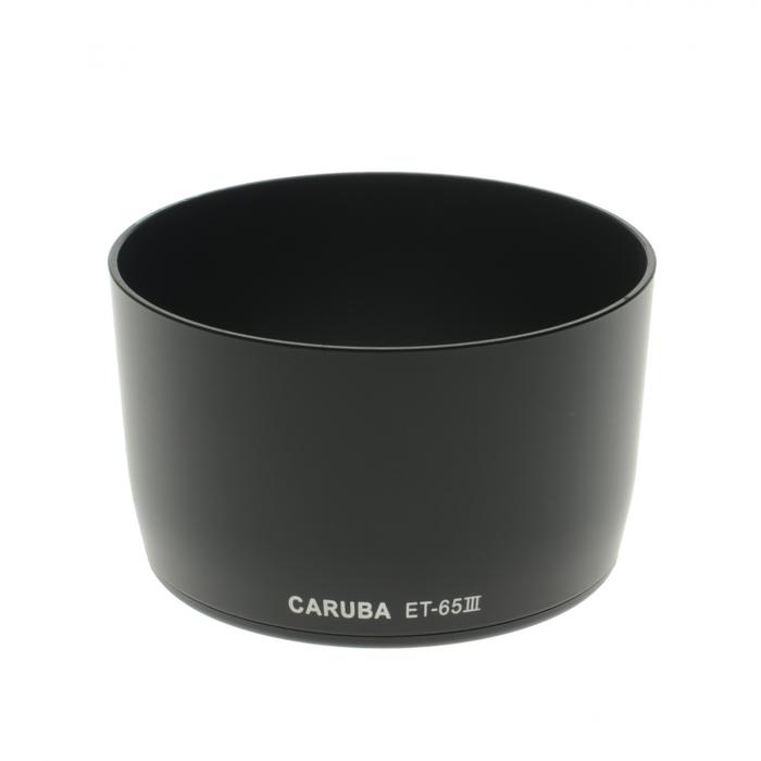 Blendes - Caruba ET-65III Black Sun Hood for Canon Lenses - ātri pasūtīt no ražotāja