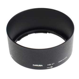 Lens Hoods - Caruba HB-47 Black Sun Hood for Nikkor 50mm lenses - quick order from manufacturer