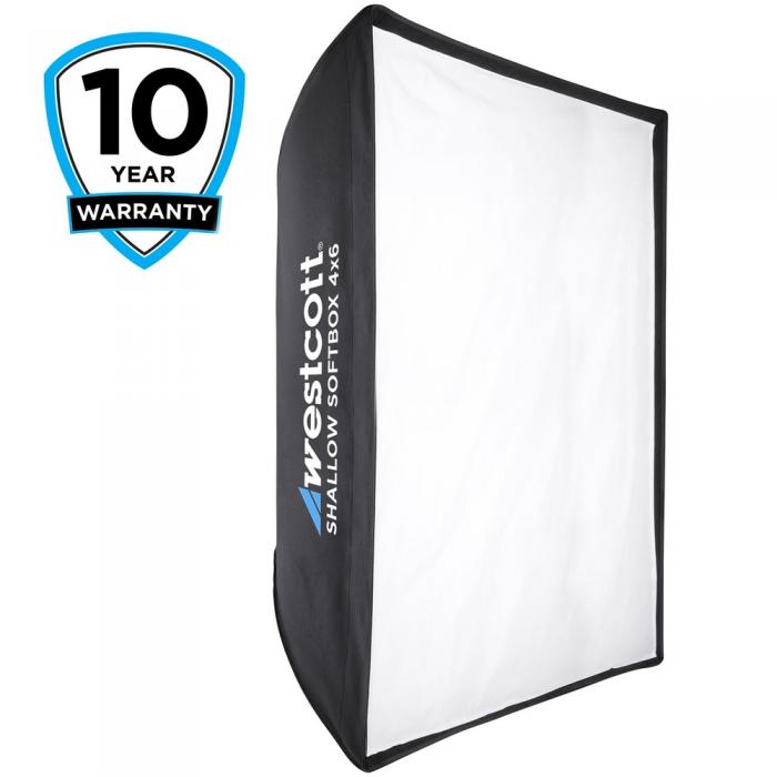 Softboksi - Westcott Shallow Softbox 4x6 (Silver Interior) 2818 - быстрый заказ от производителя