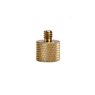 Tripod Accessories - Caruba Adapter Screw 3/8"F - 1/4"M - Brass - quick order from manufacturer