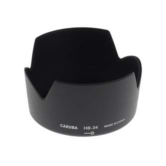 Lens Hoods - Caruba HB-34 Black Sun Hood for Nikon Telezoom Lenses - quick order from manufacturer