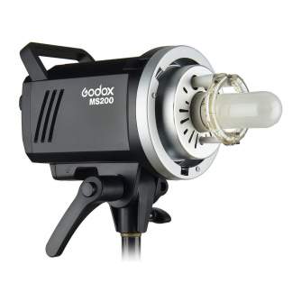 Studijas zibspuldzes - Godox MS200 200Ws Flash Head with Bowens Mount - ātri pasūtīt no ražotāja