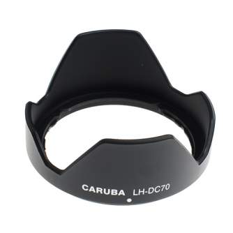 Blendes - Caruba LH-DC70 Black Sun Hood for Canon PowerShot G1 X - быстрый заказ от производителя