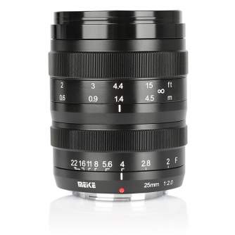 Mirrorless Lenses - Meike MK-25mm F2.0 Micro 4/3-mount - быстрый заказ от производителя