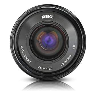 MIRRORLESS Objektīvi - Meike MK-25mm F2.0 Micro 4/3-mount - ātri pasūtīt no ražotāja