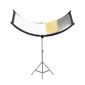 Saliekamie atstarotāji - Caruba Curved Face Reflector Pro Kit - 180cm x 65cm (incl extended-set) - ātri pasūtīt no ražotāja