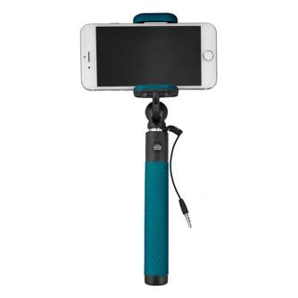 Sortimenta jaunumi - Caruba Selfie Stick Plug & Play - Blue - ātri pasūtīt no ražotāja