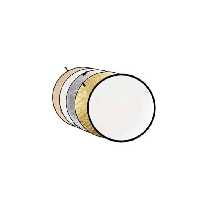 Foldable Reflectors - Caruba 5-in-1 Goud, Zilver, Zonnegeel, Wit, Transparant - 107cm - quick order from manufacturer