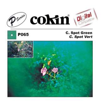 Square and Rectangular Filters - Cokin P065 Center Spot Green Filter 85mm P-Series - quick order from manufacturer