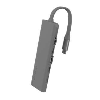 Docks & HUB - Allocacoc Docking HUB USB-C Grijs - quick order from manufacturer