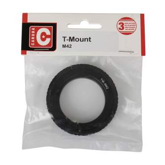 Adapters for lens - Caruba T-Mount Adapter M42 for Telescope Digiscoping D44297 - quick order from manufacturer