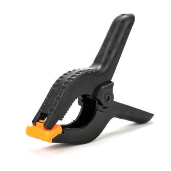 Turētāji - Caruba Background Clamp Black/Orange Small (4 pieces) - ātri pasūtīt no ražotāja