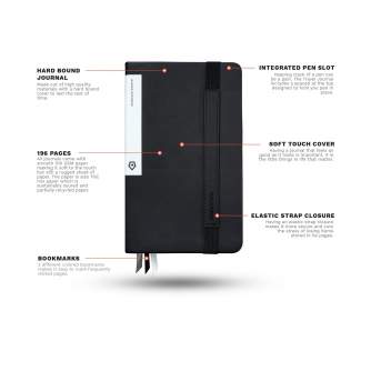 Statīvu aksesuāri - WANDRD Notebook Black 196 pages 100gsm Grid Paper - быстрый заказ от производителя