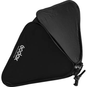 Piederumi kameru zibspuldzēm - Godox S2-type Bracket Bowens + Softbox 60x60cm + Grid - perc šodien veikalā un ar piegādi