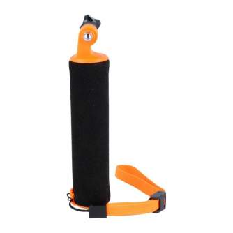 Accessories for Action Cameras - Caruba Floating Handgrip GoPro Mount (Zwart / Oranje) - buy today in store and with delivery