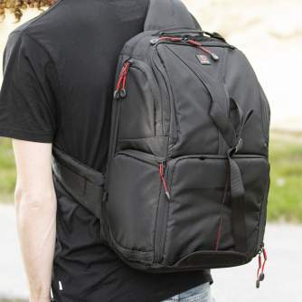 Mugursomas - Caruba Andex 2 Camera Backpack with Laptop Compartment - ātri pasūtīt no ražotāja