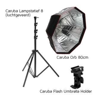 Softboksi - Caruba Orb Speedlite Kit 80cm + (FU-SOB) - быстрый заказ от производителя