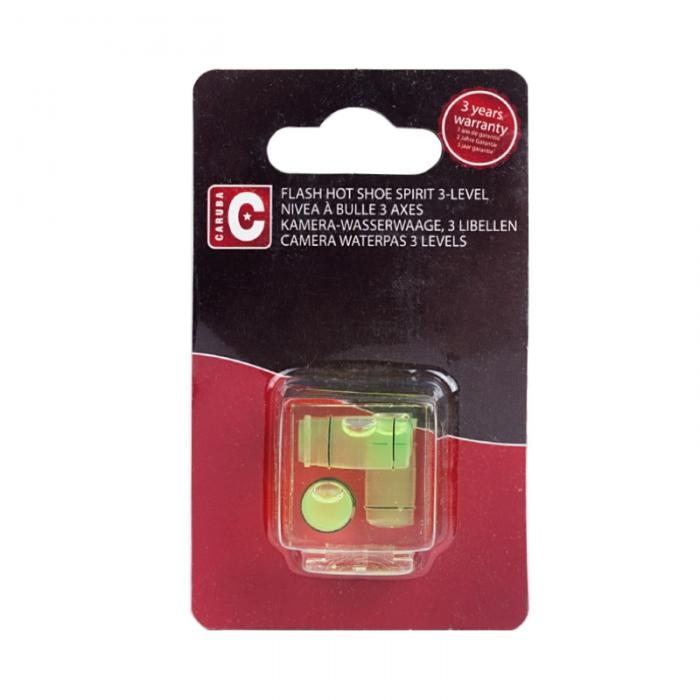 New products - Caruba Spirit Level 3-way (for hotshoe / cube) - quick order from manufacturer