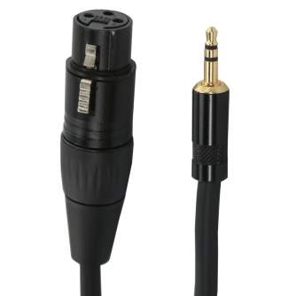 New products - JJC Cable-XLR2MSM Cable Adapter XLR 3,5mm Jack - quick order from manufacturer