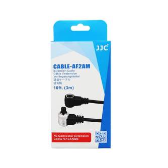 Audio cables, adapters - JJC Cable-AF2AM Extension Cable for Canon ET-1000N3, 3m - quick order from manufacturer