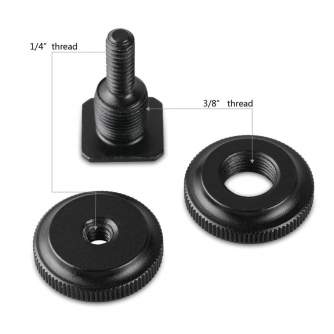 Accessories for rigs - SmallRig 1631 Cold Shoe Adpt w/ 3/8 - 1/4 Thread (2 gab.) - quick order from manufacturer