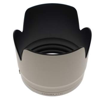 Lens Hoods - Caruba ET-87 White Sun Hood for Canon EF 70-200mm - quick order from manufacturer