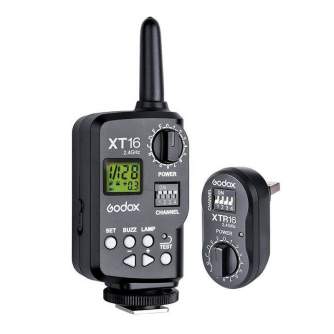 Triggers - Godox XT16 XT-16 Wireless Radio-Controlled Flash Trigger Transmitter - quick order from manufacturer