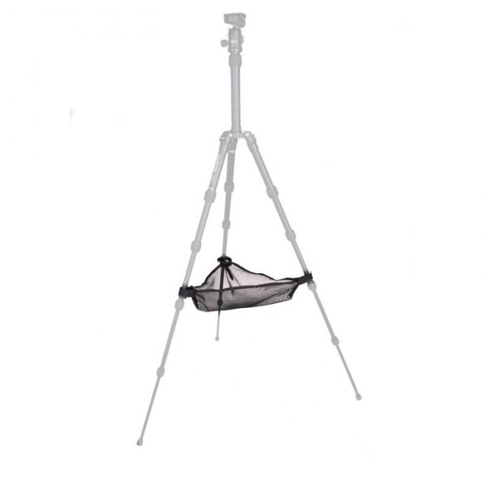 Vairs neražo - Caruba Tripod Net XL Black for quick equipment access.