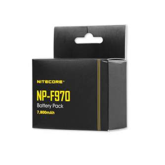 Camera Batteries - Nitecore NP-F970 battery pack 7800mAh 56.2Wh - quick order from manufacturer