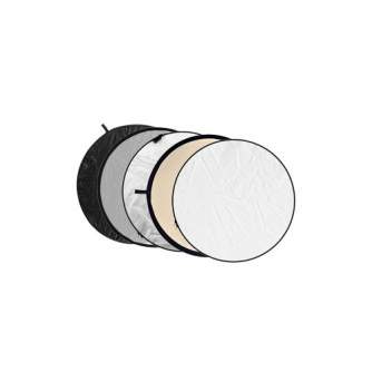 Godox 5 in 1 Reflectiescherm Soft Goud, Zilver, Zwart, Wit, Transparant 80cm RFT 07 8080